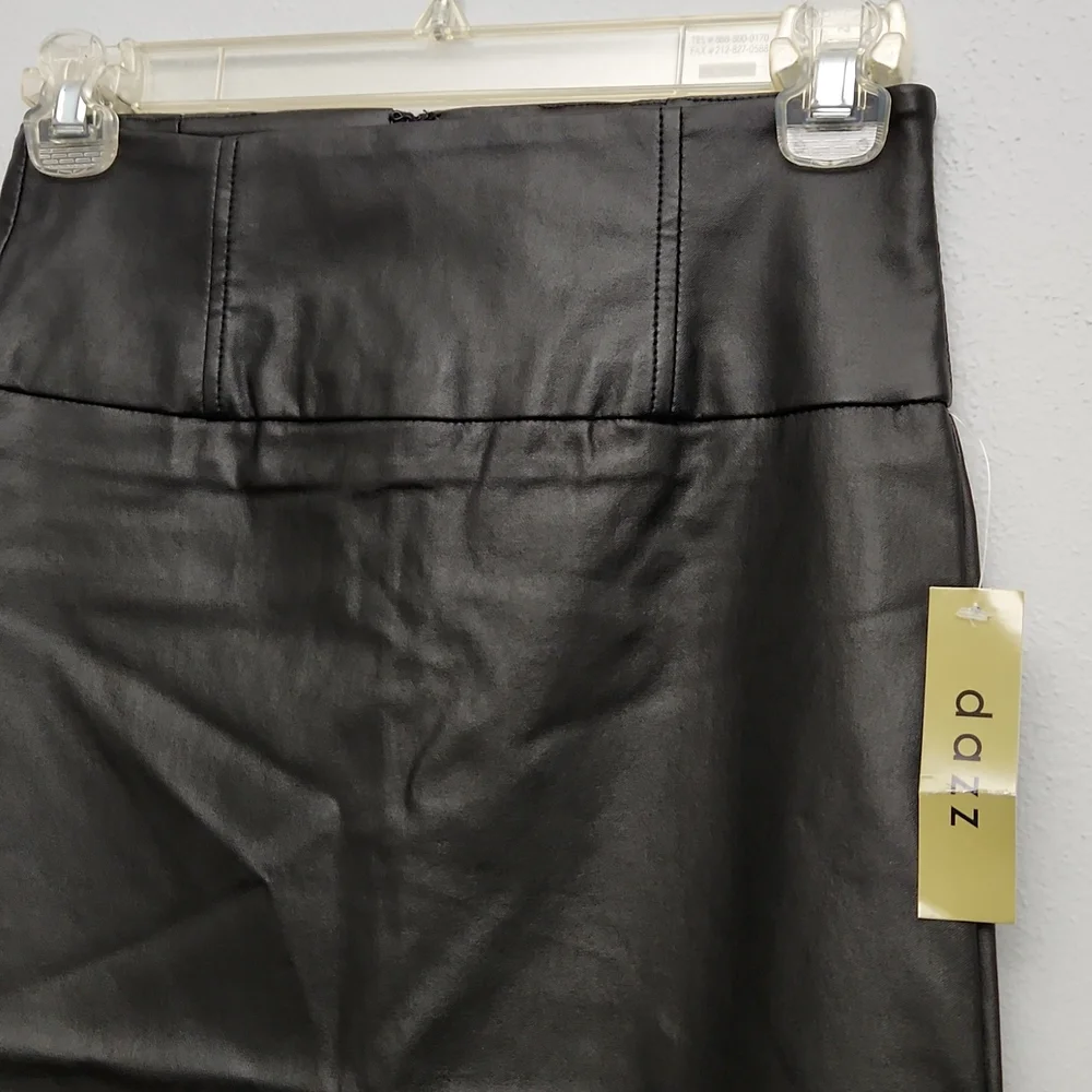 Dazz High Waist Pencil Skirt Faux Leather - Picture 3 of 12